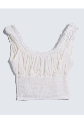 Blusa Campesina  Para Mujer Crudo Seven Seven