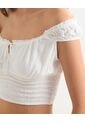 Blusa Campesina  Para Mujer Crudo Seven Seven de Seven Seven