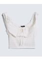Blusa Campesina  Para Mujer Crudo Seven Seven de Seven Seven