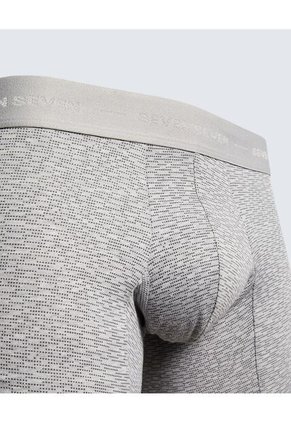 Pack X 3 Bóxer Medio X3 Para Hombre Gris Seven Seven