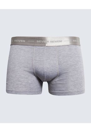 Pack X 3 Bóxer Corto X3 Para Hombre Gris Seven Seven