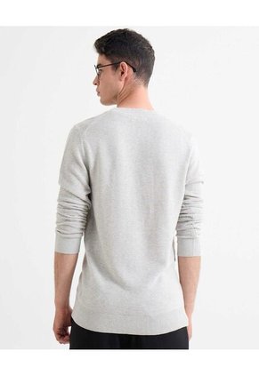 Saco Acanalado  Para Hombre Gris Seven Seven