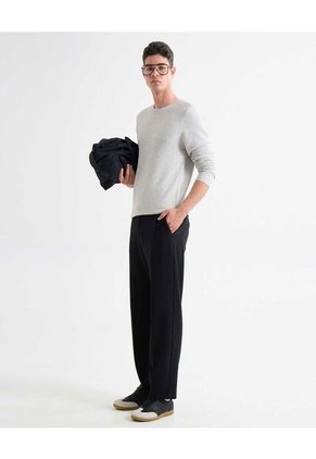 Saco Acanalado  Para Hombre Gris Seven Seven