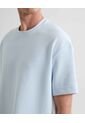 Camiseta Oversize Texturizada  Para Hombre Azul Seven Seven de Seven Seven