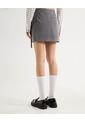 Short Con Tapa  Para Mujer Gris Seven Seven de Seven Seven