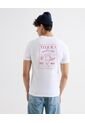 Camiseta Gráfica Print Tequila  Para Hombre Blanco Seven Seven de Seven Seven