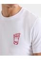 Camiseta Gráfica Print Tequila  Para Hombre Blanco Seven Seven de Seven Seven