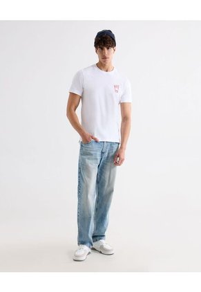 Camiseta Gráfica Print Tequila  Para Hombre Blanco Seven Seven