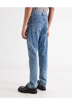 Jean Regular Stretch Tono Medio  Para Hombre Azul Seven Seven