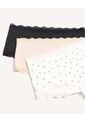Pack X3 Panty Cachetero X3 Para Mujer Crudo Seven Seven de Seven Seven