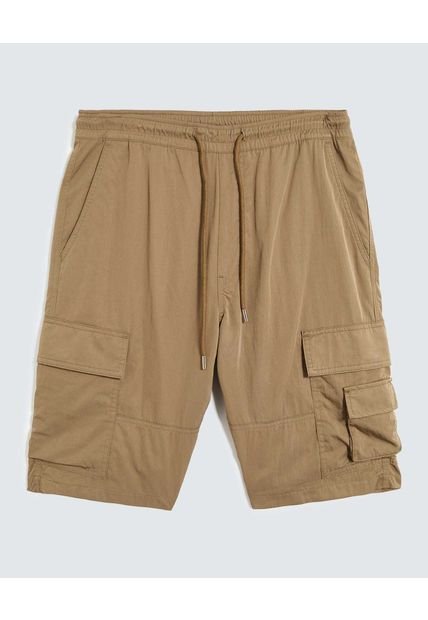 Bermuda Para Hombre Regular Largo Color Café Marca Seven Seven #45100708