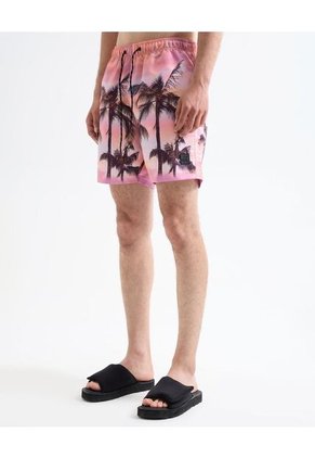 Pantaloneta Para Hombre  Color Rosa Marca Seven Seven #45280072