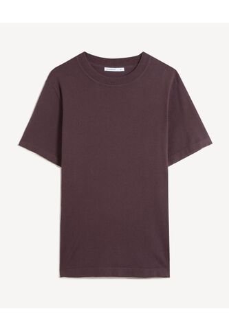 Camiseta Básica   Para Hombre Café Seven Seven Seven Seven