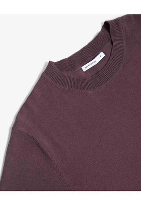 Camiseta Básica   Para Hombre Café Seven Seven