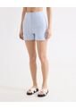 Short Tejido Plano Con Pinzas  Para Mujer Blanco Seven Seven de Seven Seven