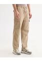 Pantalón Cargo Con Pretina Elástica  Para Hombre Beige Seven Seven de Seven Seven