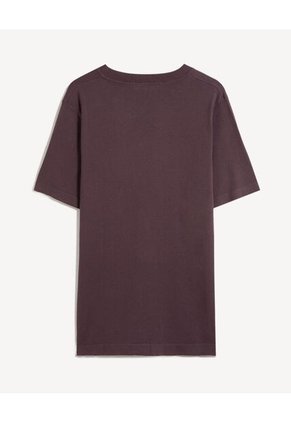 Camiseta Básica   Para Hombre Café Seven Seven