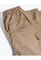 Pantalón Cargo Con Pretina Elástica  Para Hombre Beige Seven Seven de Seven Seven