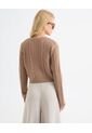 Saco Para Mujer Cuello Redondo Color Camel Marca Seven Seven #28330662 de Seven Seven
