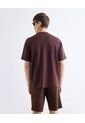 Camiseta Relaxed Fluida  Para Hombre Café Seven Seven de Seven Seven