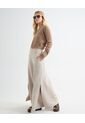 Saco Para Mujer Cuello Redondo Color Camel Marca Seven Seven #28330662 de Seven Seven