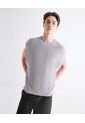 Camiseta Texturizada Sin Mangas  Para Hombre Gris Seven Seven de Seven Seven