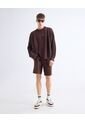 Camiseta Relaxed Fluida  Para Hombre Café Seven Seven de Seven Seven