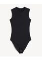 Body Cuello Redondo  Para Mujer Negro Seven Seven de Seven Seven