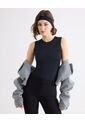Body Cuello Redondo  Para Mujer Negro Seven Seven de Seven Seven