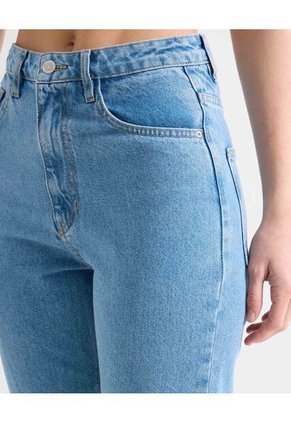 Jeans Mom Tono Claro  Para Mujer Azul Seven Seven