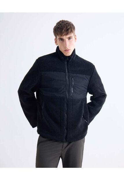 Chaqueta  Para Hombre Trucker Color Negro Marca Seven Seven #45080498