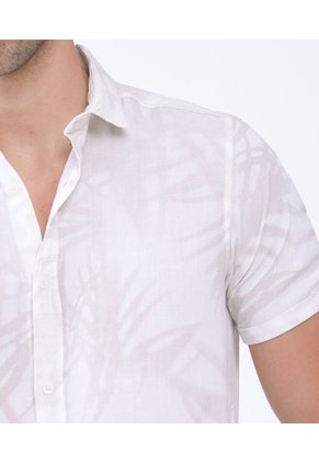 Camisa Para Hombre Manga Corta Color Camel Marca Seven Seven #45011922