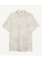Camisa Para Hombre Manga Corta  Color Camel Marca Seven Seven #45011922 de Seven Seven
