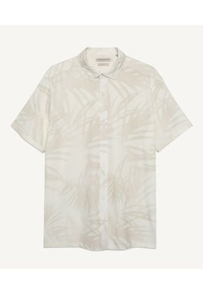 Camisa Para Hombre Manga Corta Color Camel Marca Seven Seven #45011922