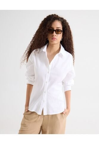 Blusa Para Mujer Manga Larga Color Blanco Marca Seven Seven #28124063 Seven Seven