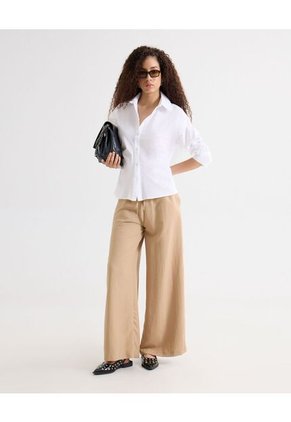 Blusa Para Mujer Manga Larga Color Blanco Marca Seven Seven #28124063