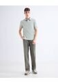 Jogger Con Pretina Encauchada  Para Hombre Gris Seven Seven de Seven Seven