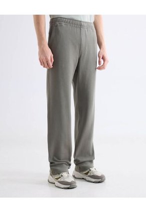Jogger Con Pretina Encauchada  Para Hombre Gris Seven Seven