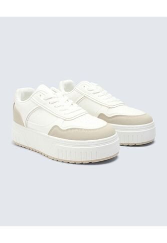 Tenis Para Mujer Casual Color Beige Marca Seven Seven #28720139 Seven Seven