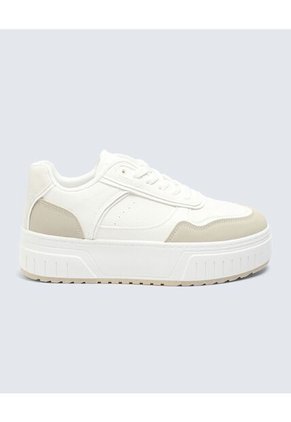 Tenis Para Mujer Casual Color Beige Marca Seven Seven #28720139