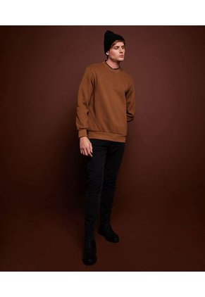 Buso Cuello Redondo Hombre Seven Algodón Café 45060581-80306