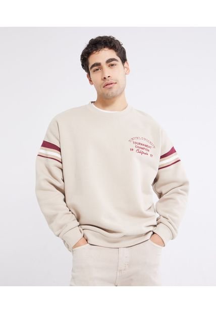 Buso Cuello Redondo Hombre Seven Algodón Beige 45060596-8345