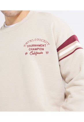 Buso Cuello Redondo Hombre Seven Algodón Beige 45060596-8345