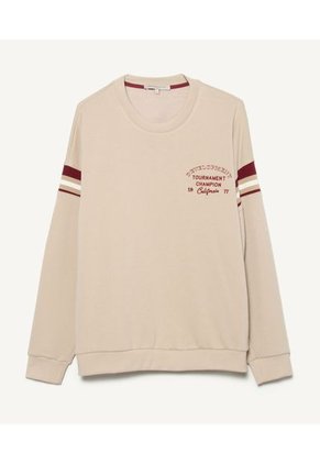 Buso Cuello Redondo Hombre Seven Algodón Beige 45060596-8345