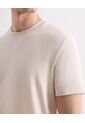 Camiseta Para Hombre Manga Corta Cuello Redondo Color Beige Marca Seven Seven #45092727 de Seven Seven
