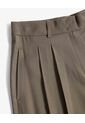 Pantalón Sastrero De Pinzas  Para Mujer Café Seven Seven de Seven Seven