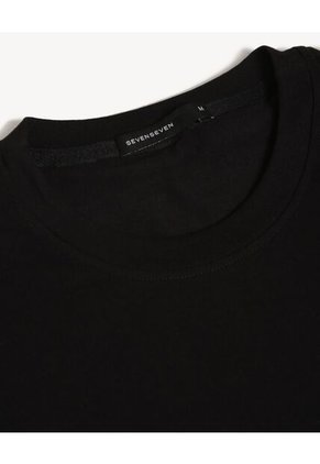 Camiseta Para Hombre Manga Corta Cuello Redondo Color Negro Marca Seven Seven #45092726
