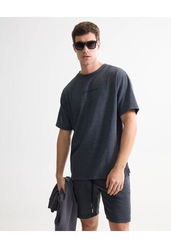 Camiseta Para Hombre Manga Corta Cuello Redondo Color Gris Marca Seven Seven #45092711 Seven Seven