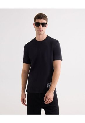 Camiseta Para Hombre Manga Corta Cuello Redondo Color Negro Marca Seven Seven #45092741