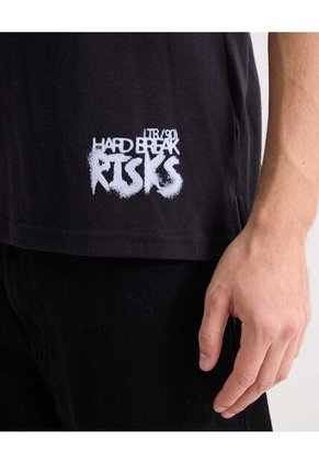 Camiseta Para Hombre Manga Corta Cuello Redondo Color Negro Marca Seven Seven #45092741